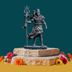 Mahadev Standing Idol – Fierce Form of Lord Shiva