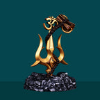 Trishul with Damru & Om Idol – Essence of Mahadev’s Power
