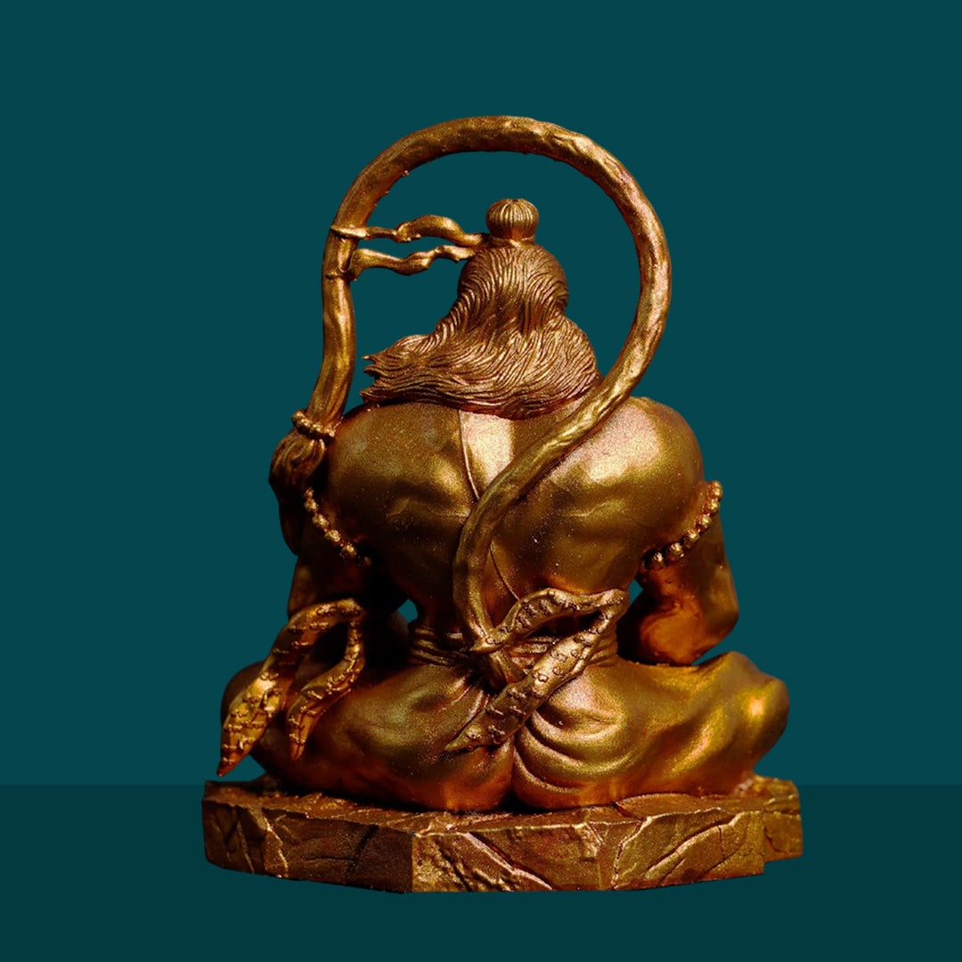 Yogi Hanuman Idol – Divine Strength in Meditative Stillness