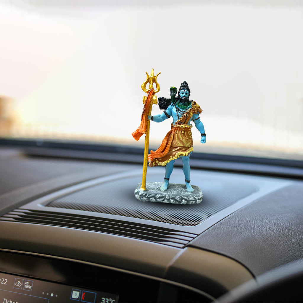Lord Shiva Standing Idol – Divine Energy for Your Drive